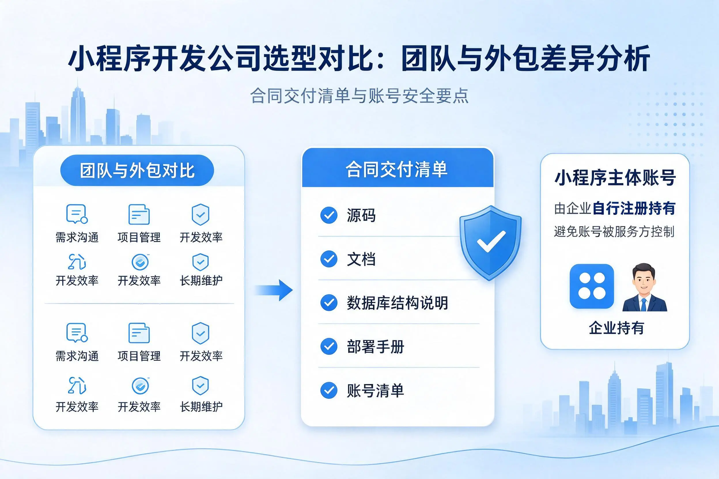 丽江小程序开发公司选型对比：团队与外包差异分析