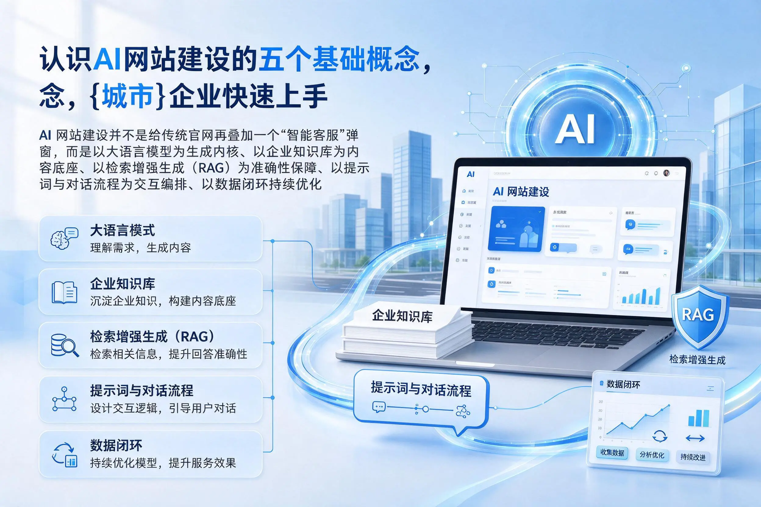 认识AI网站建设的五个基础概念，丽江企业快速上手