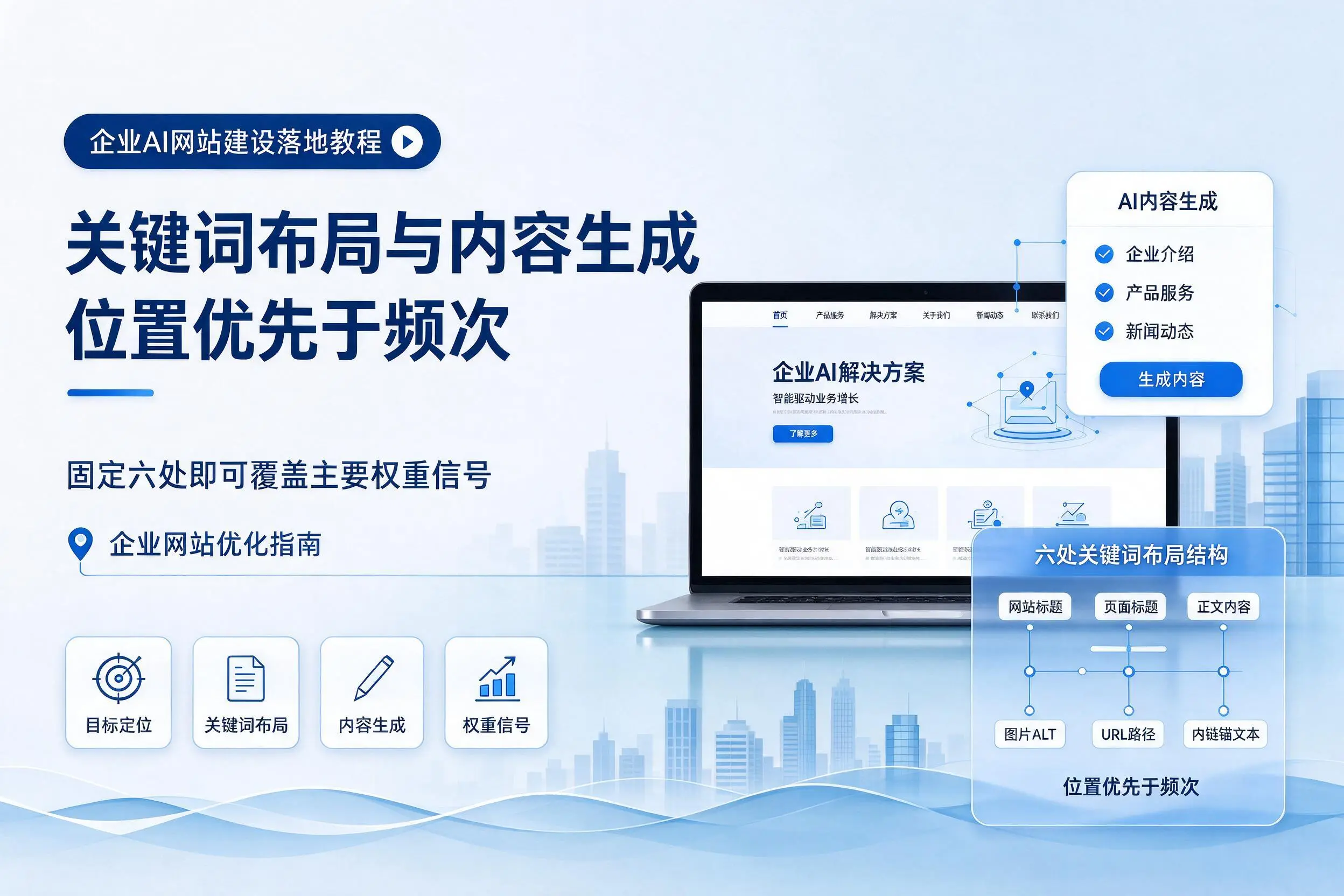 丽江企业AI网站建设落地教程:关键词布局与内容生成